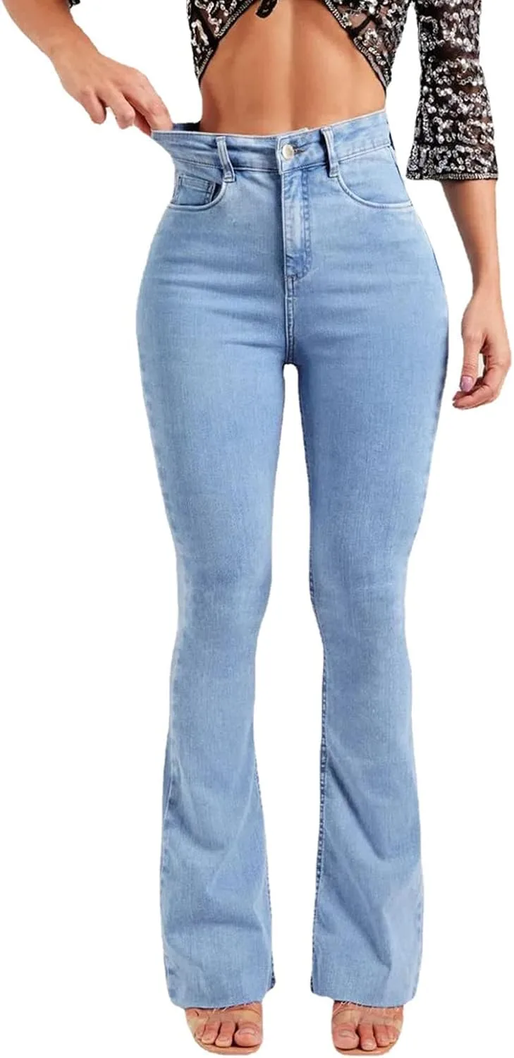 Conshvi женские джинсы с высокой талией и расклешенным низом
Conshvi женские джинсы с высокой талией и расклешенным низом