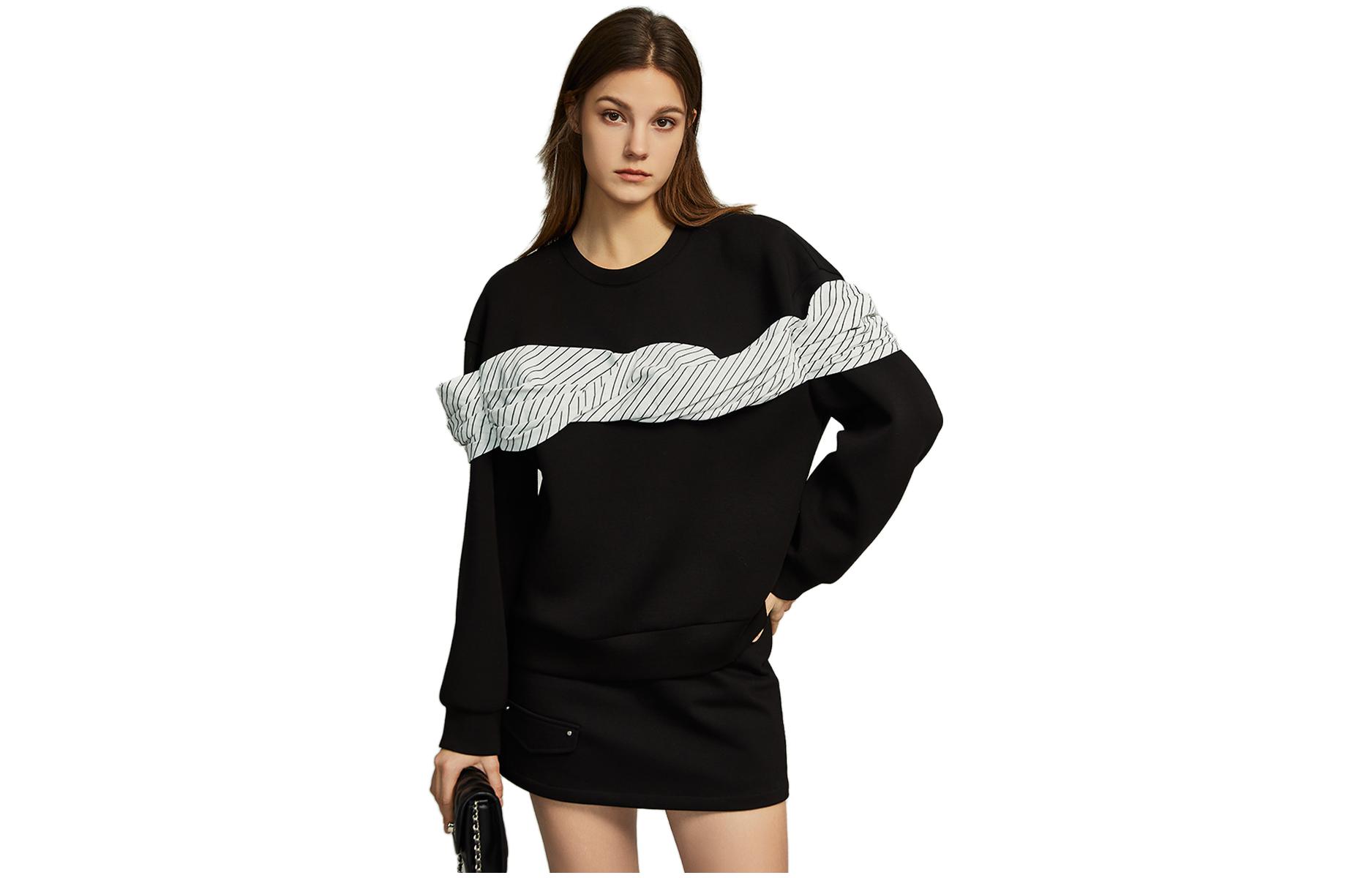 Свитшот Women's Crew Neck Moderate Regular ELLE, черный
Свитшот Women's Crew Neck Moderate Regular ELLE, черный