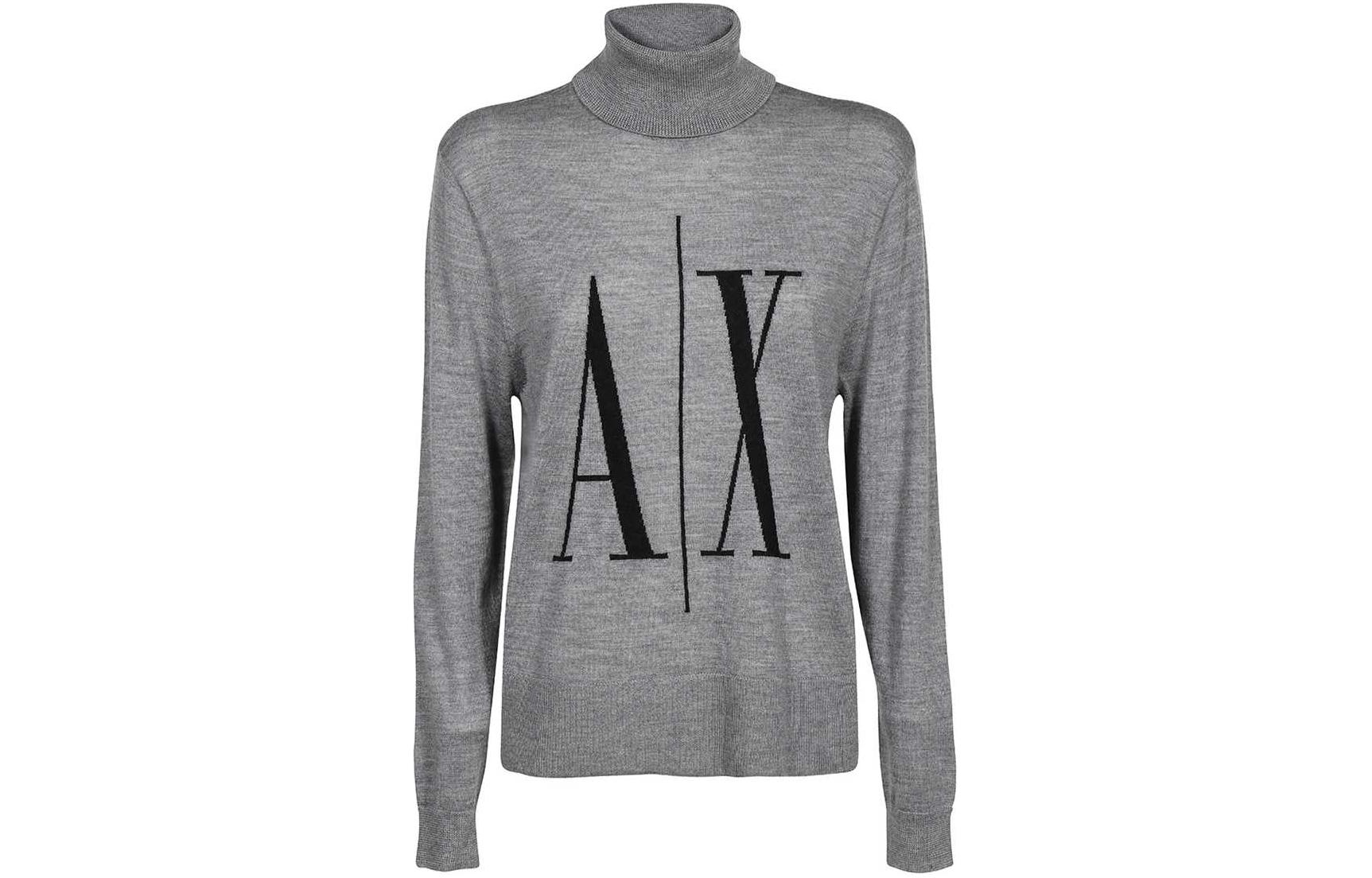 Свитер женский серый ARMANI EXCHANGE 
Свитер женский серый ARMANI EXCHANGE