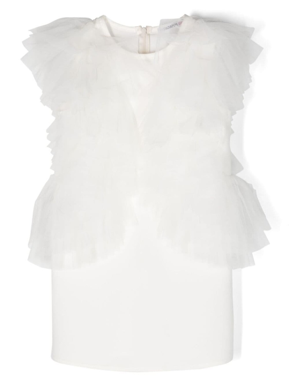 Платье без рукавов с оборками от Patrizia Pepe для девочек Patrizia Pepe Girl, белый
Платье без рукавов с оборками от Patrizia Pepe для девочек Patrizia Pepe Girl, белый