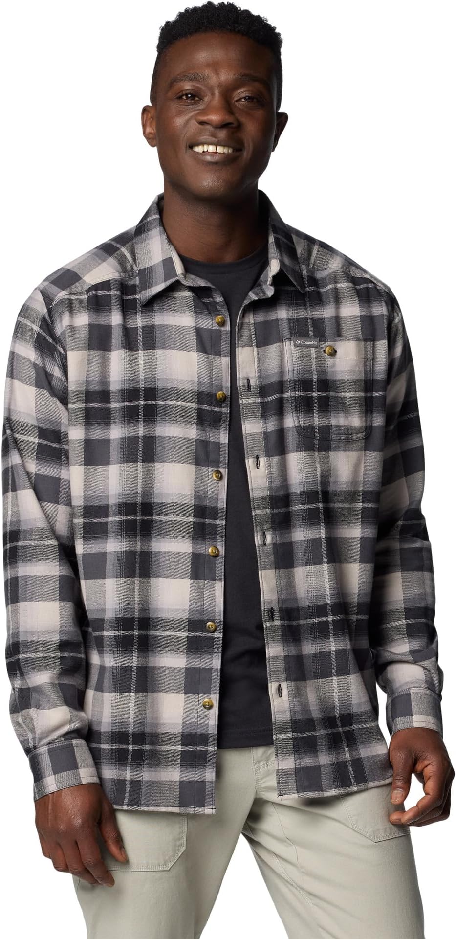 Рубашка Columbia Cornell Woods Flannel Long Sleeve Shirt, цвет Black/Grey Classic Multi Tartan
Рубашка Columbia Cornell Woods Flannel Long Sleeve Shirt, цвет Black/Grey Classic Multi Tartan