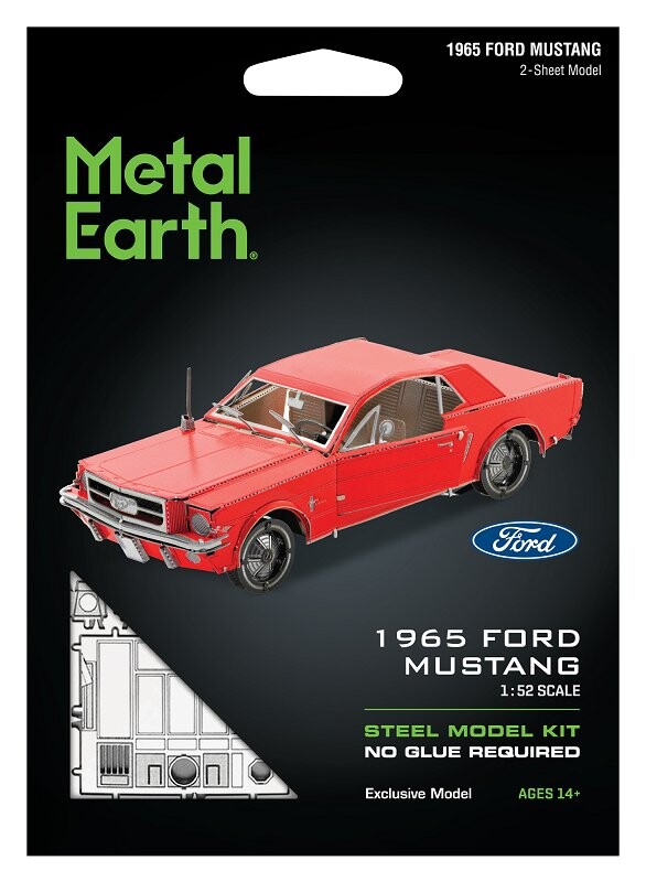 Metal Earth Ford Mustang 1965 (Красный) модель металлической сборки Fascinations
Metal Earth Ford Mustang 1965 (Красный) модель металлической сборки Fascinations