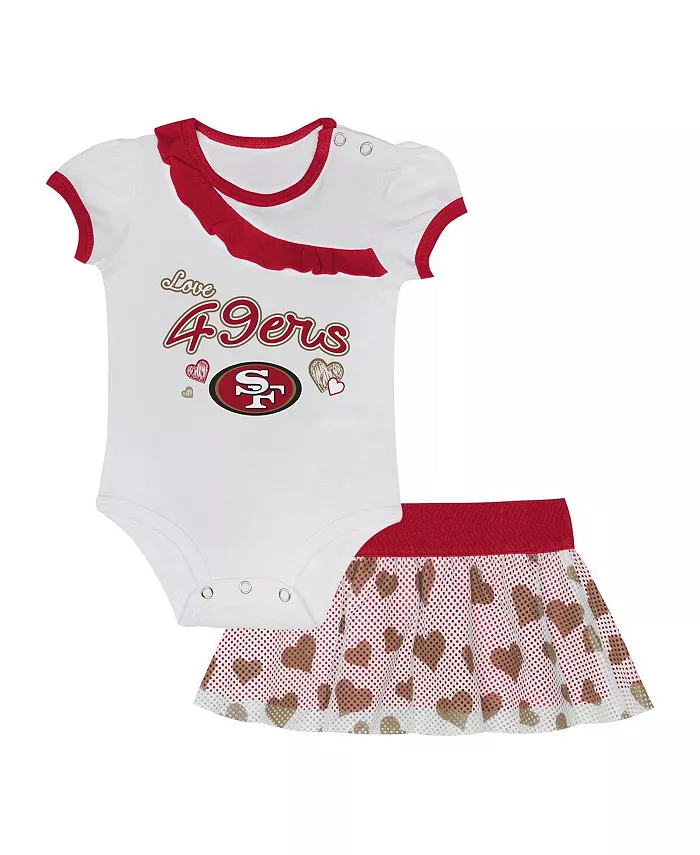 Детский комплект для мальчиков и девочек San Francisco 49ers Love My Team: боди и юбка Outerstuff
Детский комплект для мальчиков и девочек San Francisco 49ers Love My Team: боди и юбка Outerstuff