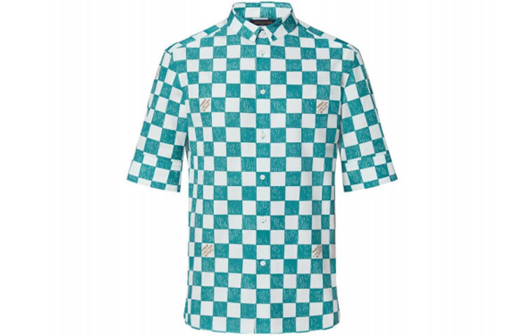 Рубашка мужская Louis Vuitton с квадратным принтом, синий / белый
Рубашка мужская Louis Vuitton с квадратным принтом, синий / белый