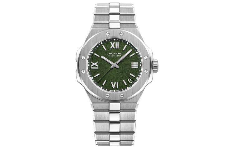 Chopard Автоматический механический механизм унисекс часы 41 мм зеленый циферблат корпус из нержавеющей стали браслет из нержавеющей стали
Chopard Автоматический механический механизм унисекс часы 41 мм зеленый циферблат корпус из нержавеющей стали браслет из нержавеющей стали