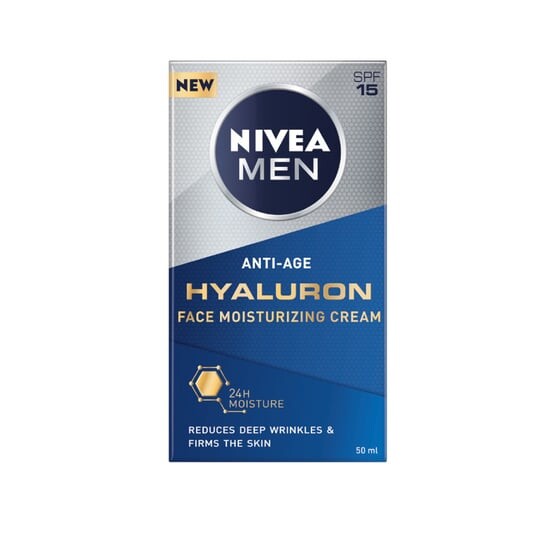 Гиалуроновый крем для лица против морщин 50мл Nivea, Men
Гиалуроновый крем для лица против морщин 50мл Nivea, Men