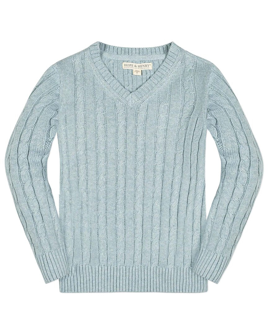 Хоуп энд Хенри свитер с V-образным вырезом и косой HOPE & HENRY, синий
Хоуп энд Хенри свитер с V-образным вырезом и косой HOPE & HENRY, синий