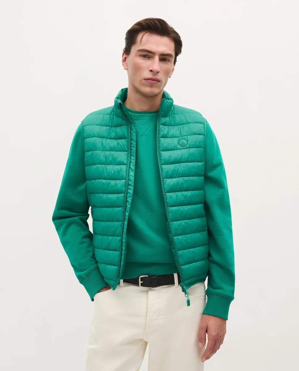 Мужской жилет прямого кроя с высоким воротником Scalpers, зеленый
Мужской жилет прямого кроя с высоким воротником Scalpers, зеленый