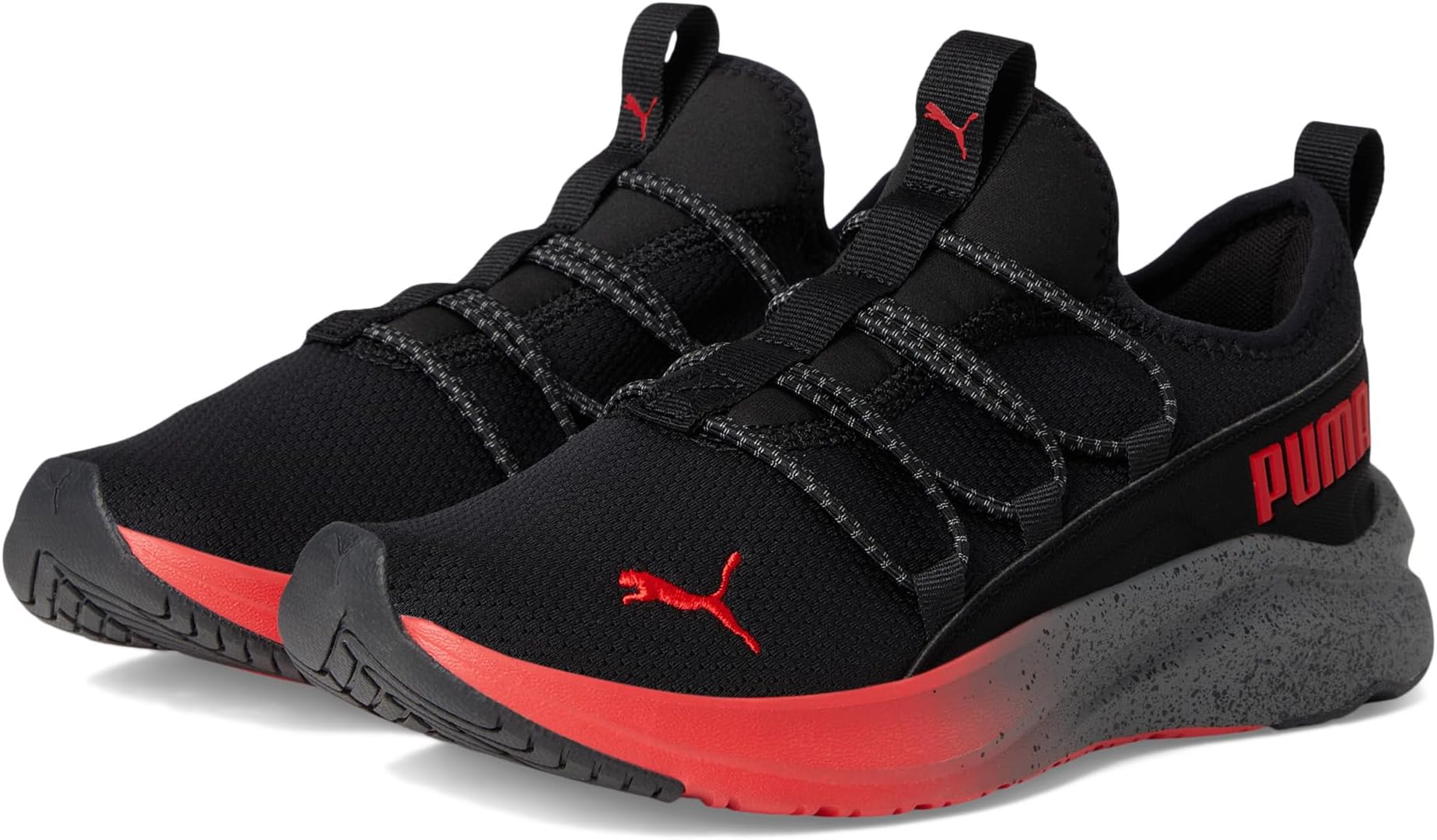 Кроссовки PUMA Kids Puma Kids Softride One4All Splatter Fade Slip On Sneaker, Puma Black/For All Time Red
Кроссовки PUMA Kids Puma Kids Softride One4All Splatter Fade Slip On Sneaker, Puma Black/For All Time Red