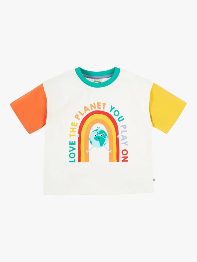 Детская футболка из органического хлопка towan со слоганом Frugi, белый/разноцветный
Детская футболка из органического хлопка towan со слоганом Frugi, белый/разноцветный