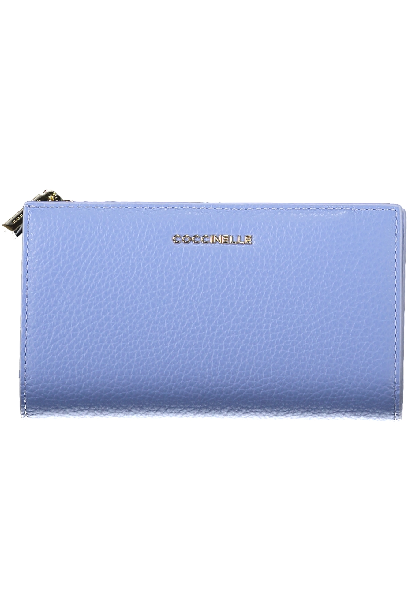 Женский кошелек Coccinelle кожаный с 2 отделениями и логотипом бренда, голубой
Женский кошелек Coccinelle кожаный с 2 отделениями и логотипом бренда, голубой