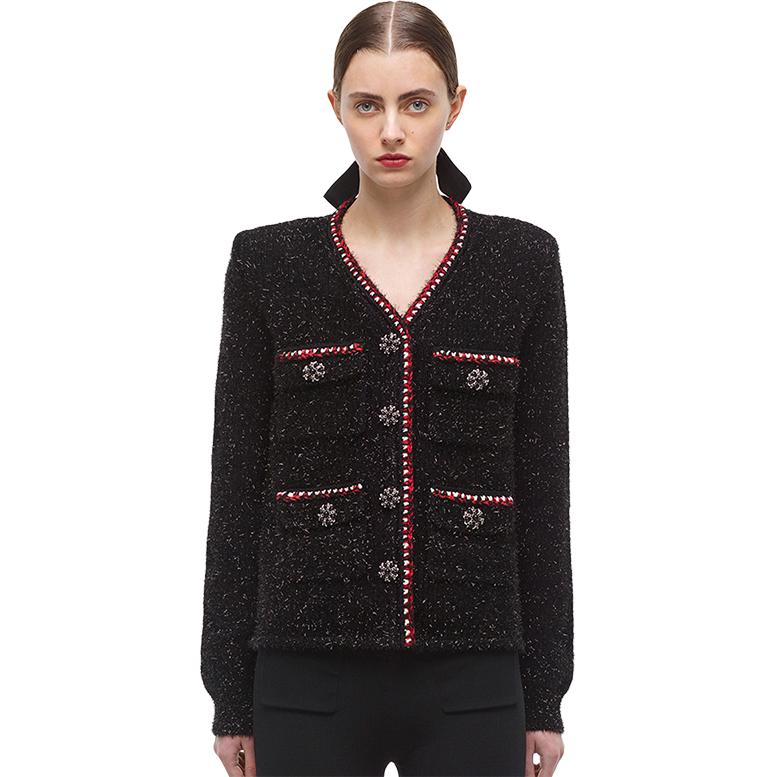 Self-portrait Женская классическая черная куртка Self portrait, Classic Black
Self-portrait Женская классическая черная куртка Self portrait, Classic Black