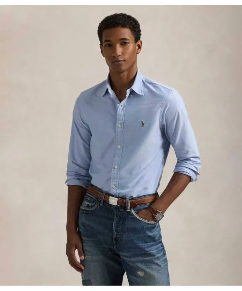 Рубашка Slim fit Polo Ralph Lauren, синий 
Рубашка Slim fit Polo Ralph Lauren, синий