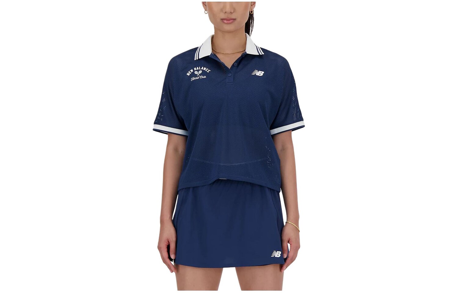 Рубашка поло женская морская New Balance
Рубашка поло женская морская New Balance