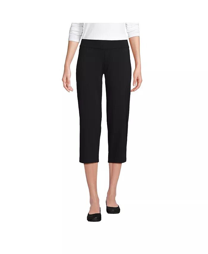 Женские укороченные брюки со средней посадкой и эластичной резинкой на талии «Морская звезда» Lands' End, черный
Женские укороченные брюки со средней посадкой и эластичной резинкой на талии «Морская звезда» Lands' End, черный