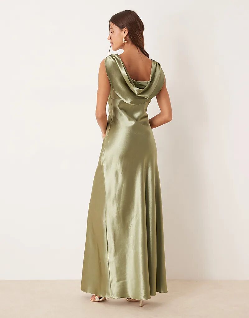 Платье макси True Decadence без рукавов со складками, шалфейно-зеленого цвета
Платье макси True Decadence без рукавов со складками, шалфейно-зеленого цвета