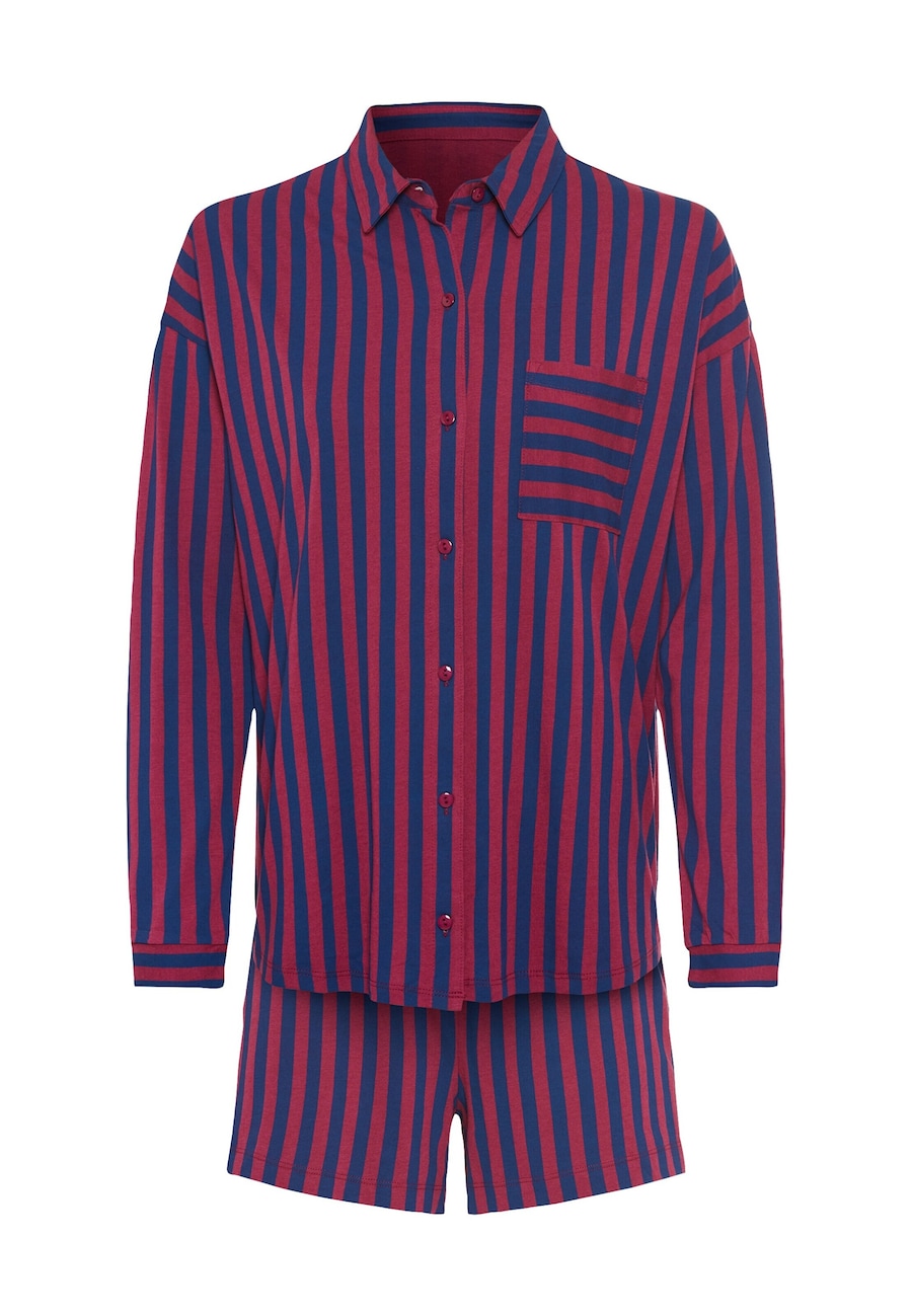 Короткий пижамный комплект LSCN by LASCANA, Navy/Berry
Короткий пижамный комплект LSCN by LASCANA, Navy/Berry