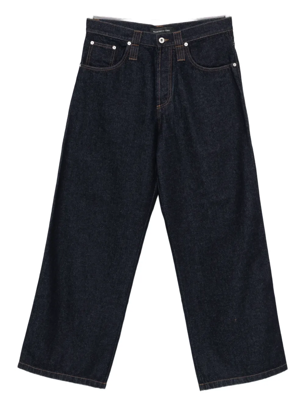 Джинсы с контрастной строчкой FEDERICO CINA, синий
Джинсы с контрастной строчкой FEDERICO CINA, синий