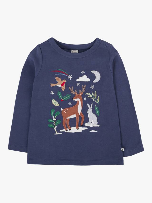 Детский топ Anna с длинными рукавами и аппликацией из хлопка Frugi, Navy Blue/Caribou
Детский топ Anna с длинными рукавами и аппликацией из хлопка Frugi, Navy Blue/Caribou