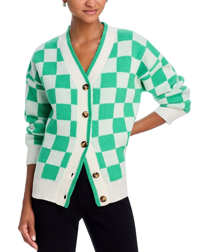 Свитер-кардиган AQUA с V-образным вырезом, мультиколор 
Свитер-кардиган AQUA с V-образным вырезом, мультиколор