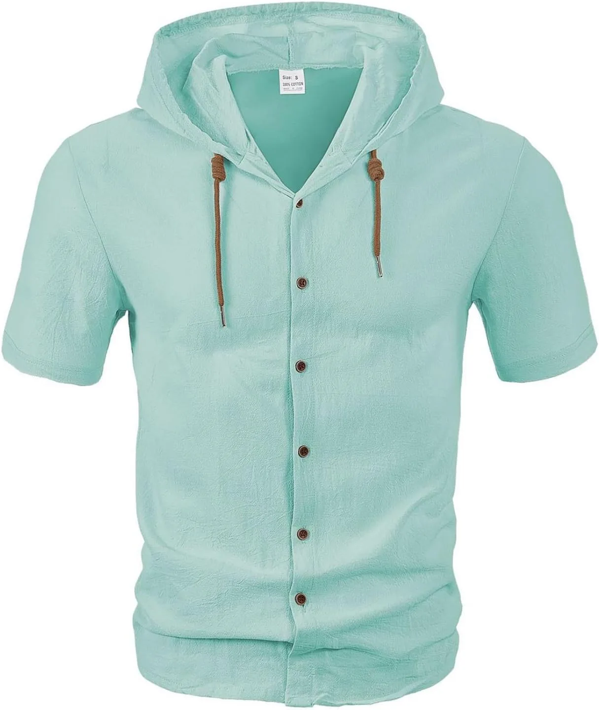 Мужская футболка с капюшоном на пуговицах, летняя, комфортная
Мужская футболка с капюшоном на пуговицах, летняя, комфортная