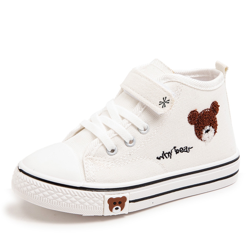 Износостойкие дышащие детские кеды YUZHAOLIN, белый 
Износостойкие дышащие детские кеды YUZHAOLIN, белый