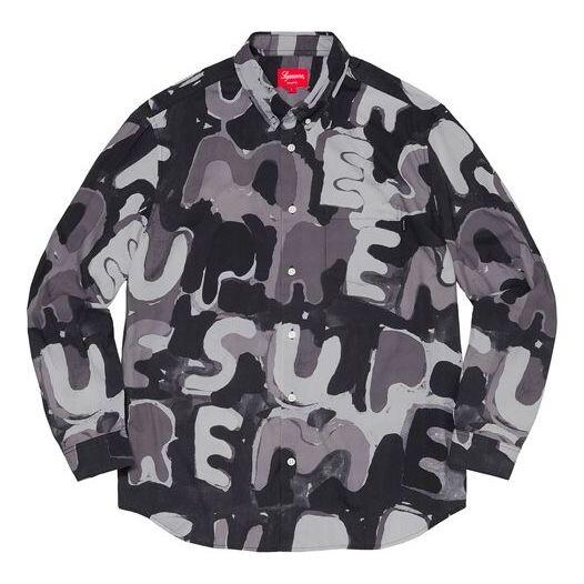 Рубашка painted logo shirt 'black grey' Supreme, черный
Рубашка painted logo shirt 'black grey' Supreme, черный