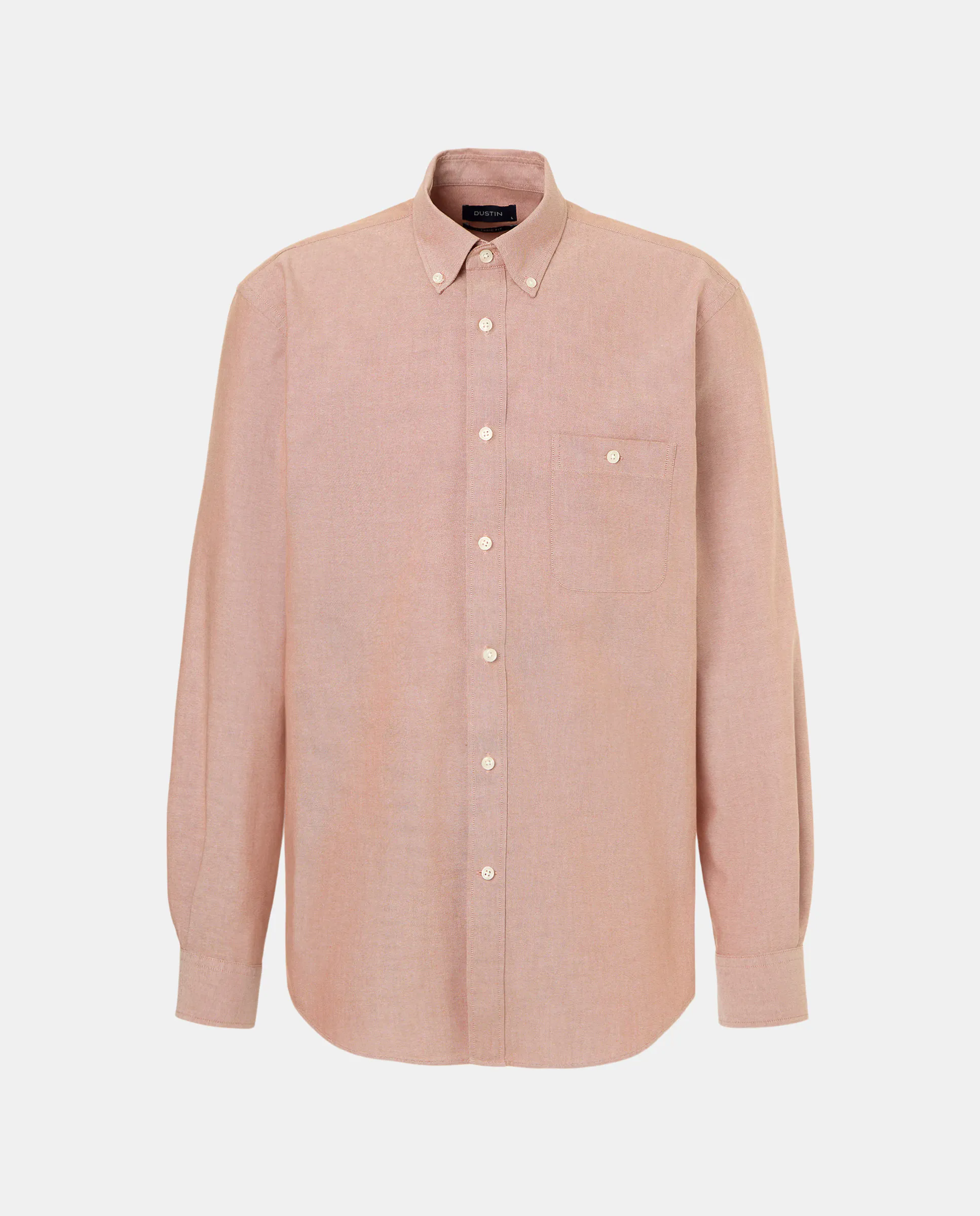 Мужская классическая однотонная рубашка Oxford с длинным рукавом Dustin, оранжевый
Мужская классическая однотонная рубашка Oxford с длинным рукавом Dustin, оранжевый