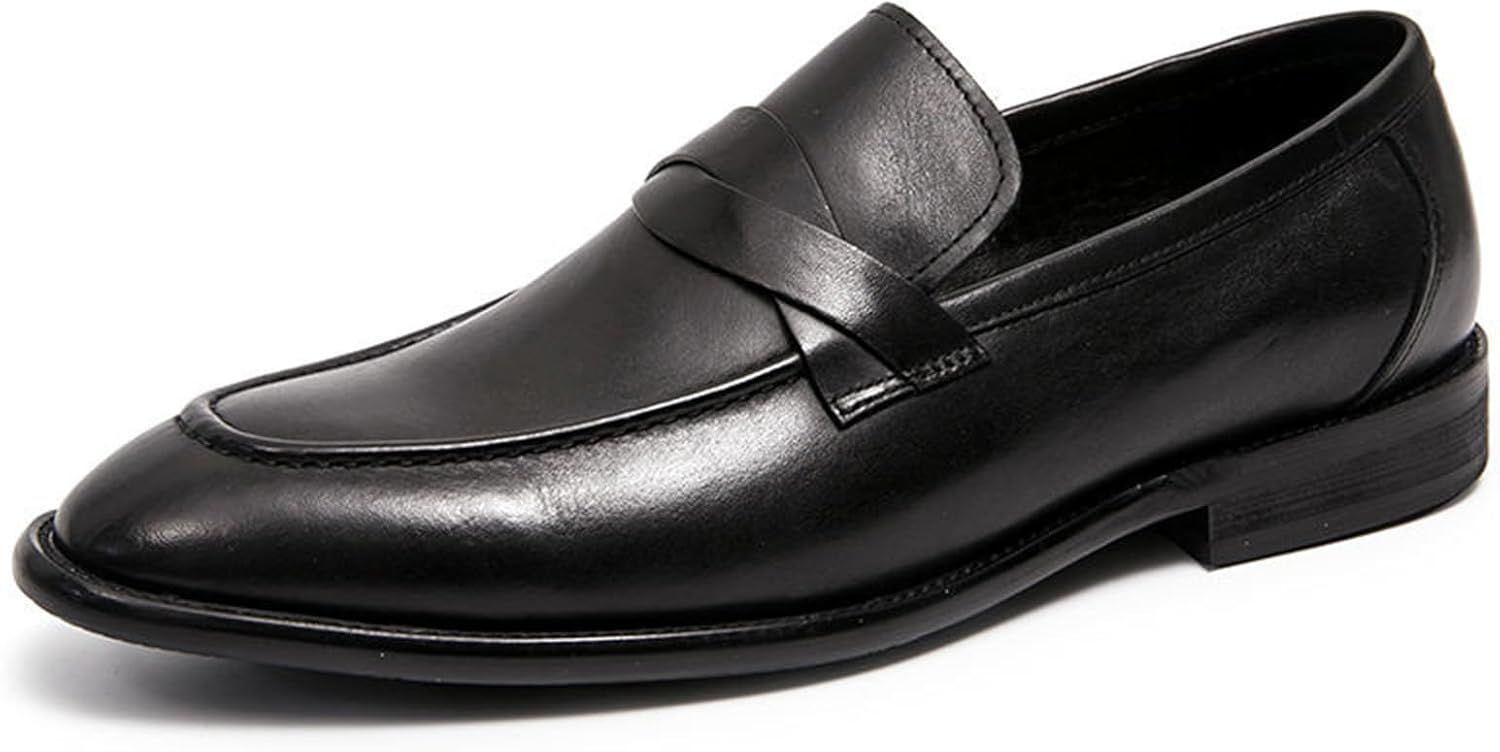 Мужские туфли лоферы KYOESCAI, удобные слипоны, туфли для смокинга, черный
Мужские туфли лоферы KYOESCAI, удобные слипоны, туфли для смокинга, черный