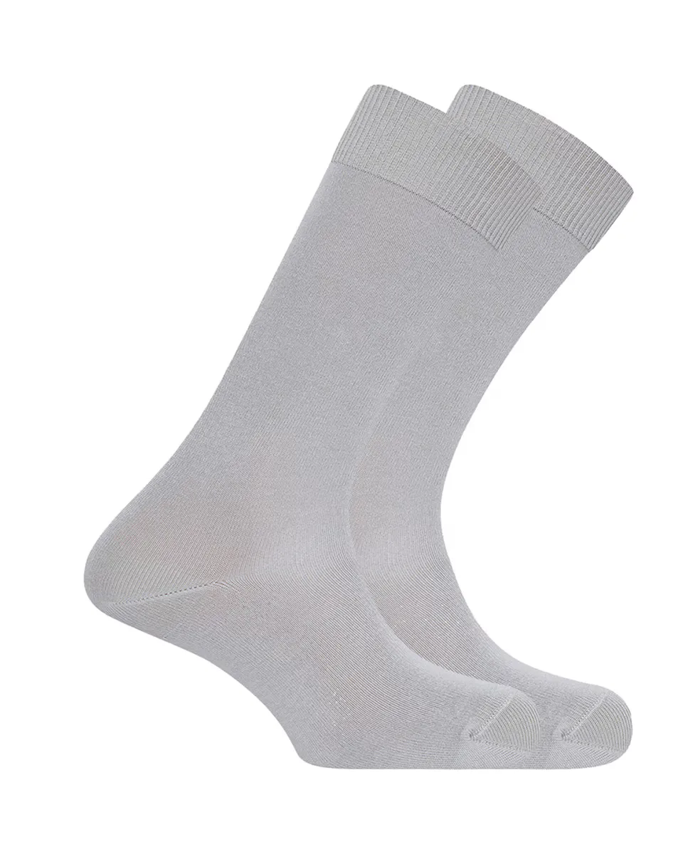 Набор из 2 пар мужских бамбуковых носков серого цвета с противодавящей манжетой Punto Blanco
Набор из 2 пар мужских бамбуковых носков серого цвета с противодавящей манжетой Punto Blanco