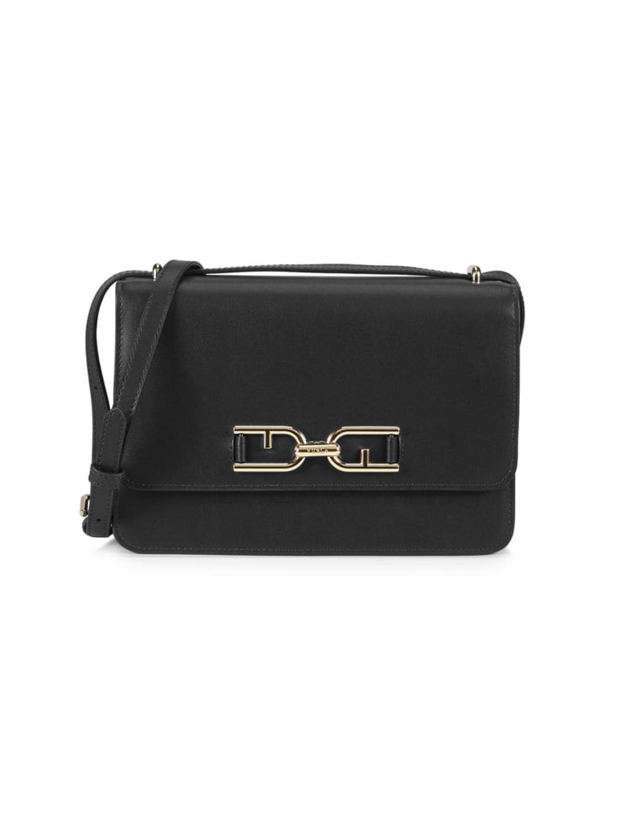 Кожаная сумка через плечо с логотипом Furla, черный
Кожаная сумка через плечо с логотипом Furla, черный