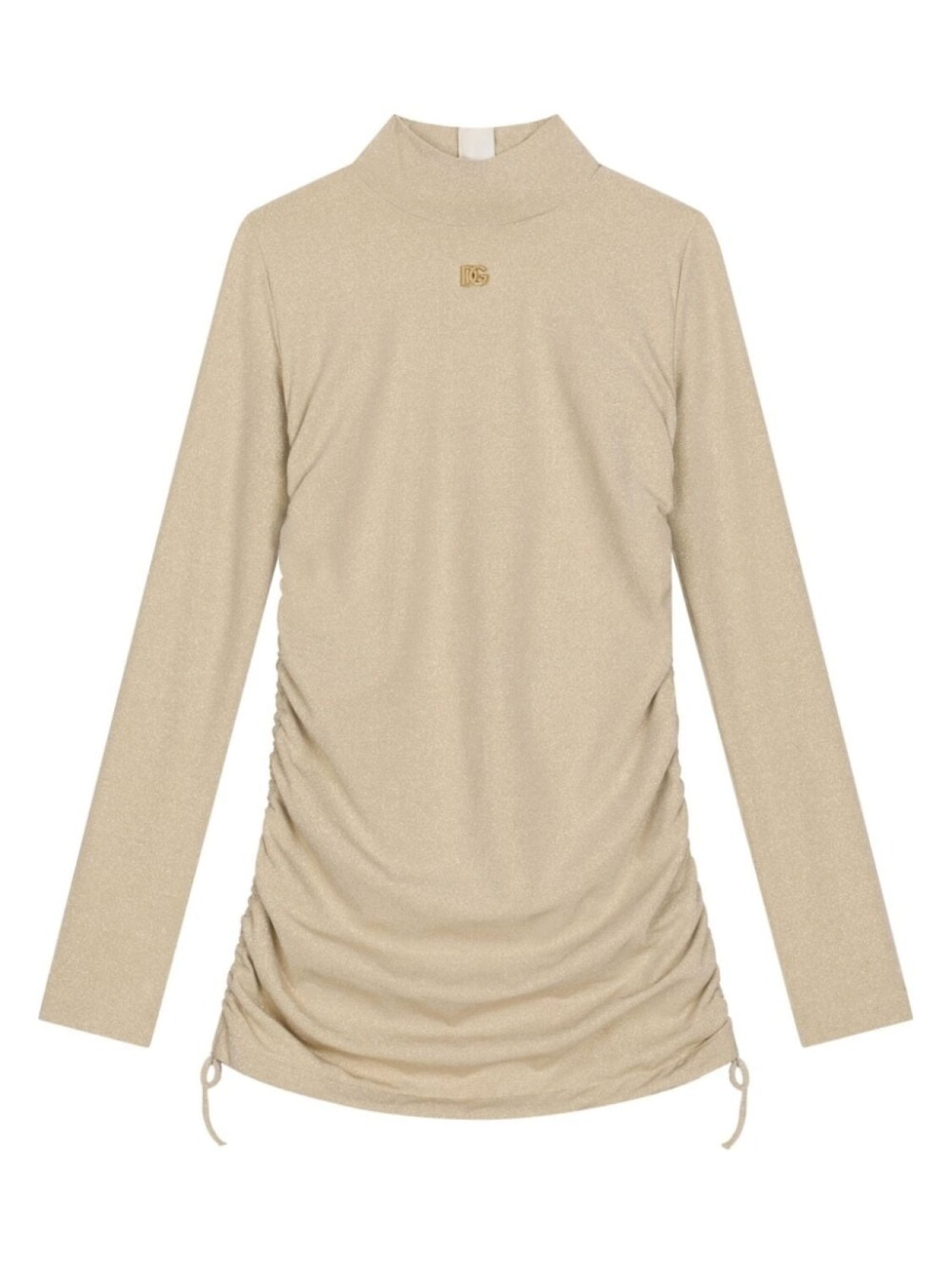 Dolce & Gabbana платье со сборками и логотипом, нейтральный цвет
Dolce & Gabbana платье со сборками и логотипом, нейтральный цвет