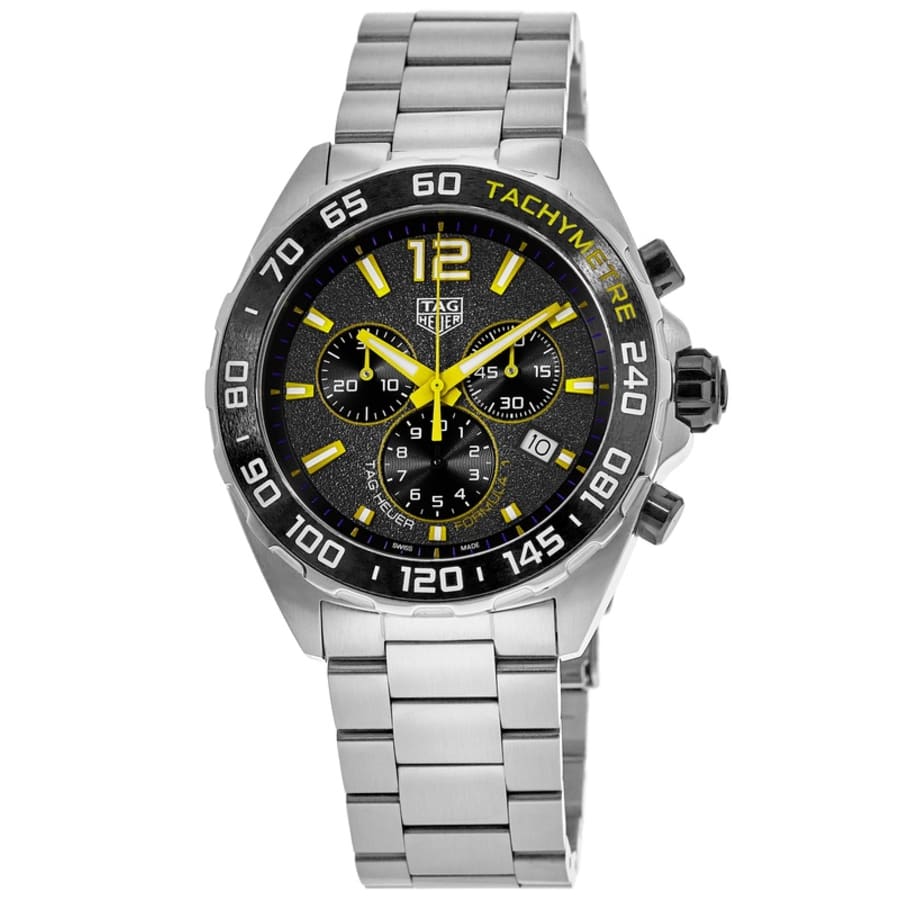 Мужские часы Tag Heuer Formula 1 Quartz Chronograph с серым циферблатом и стальным корпусом CAZ101AG.BA0842, серый
Мужские часы Tag Heuer Formula 1 Quartz Chronograph с серым циферблатом и стальным корпусом CAZ101AG.BA0842, серый