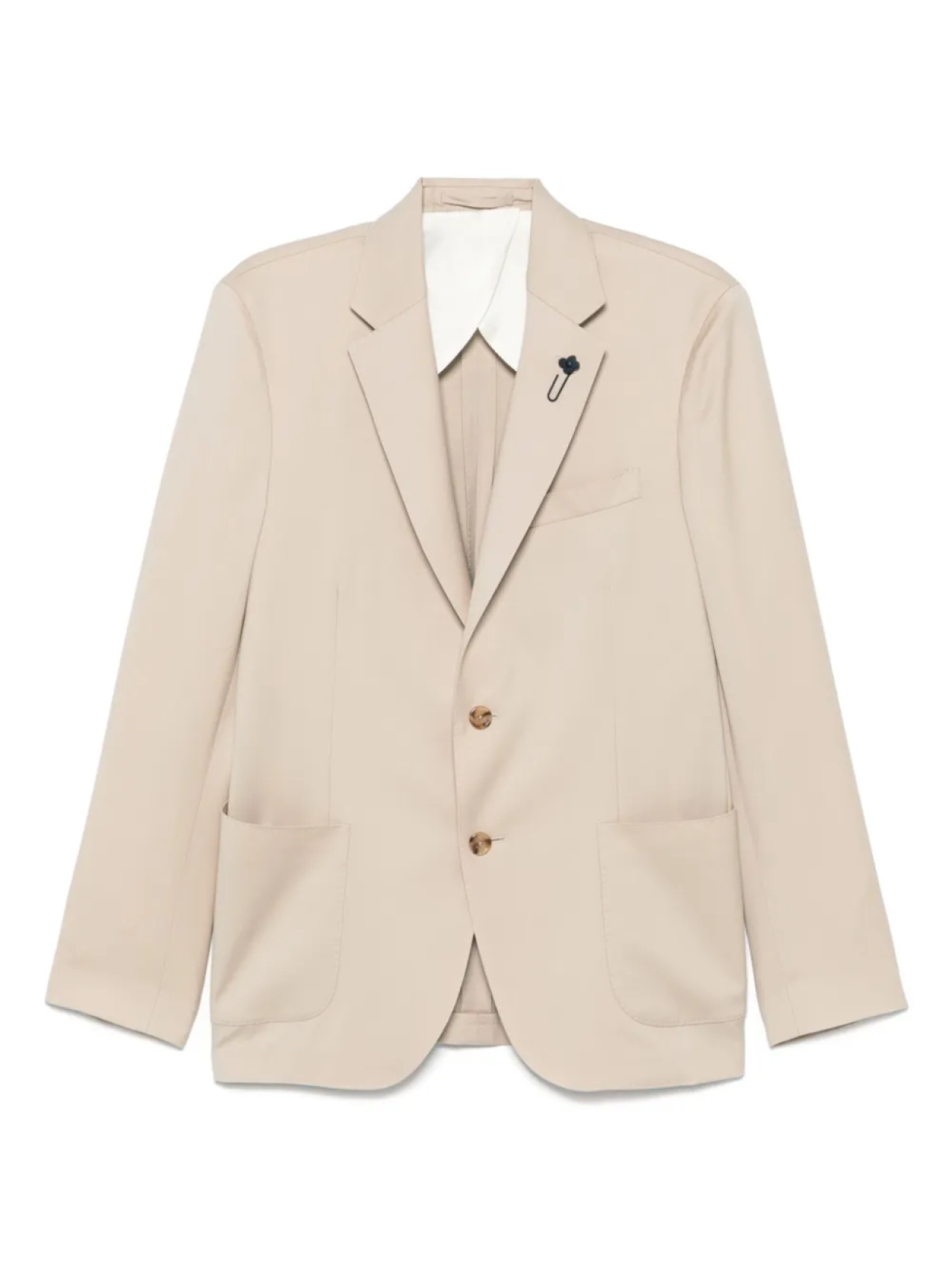 Шерстяной пиджак Lardini, нейтральный
Шерстяной пиджак Lardini, нейтральный