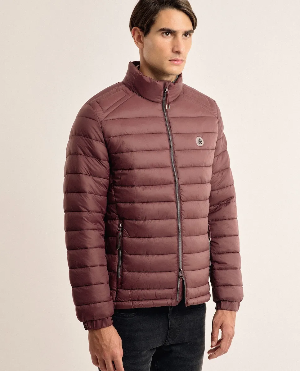 Мужской стеганый пуховик на молнии Valecuatro, бордовый
Мужской стеганый пуховик на молнии Valecuatro, бордовый