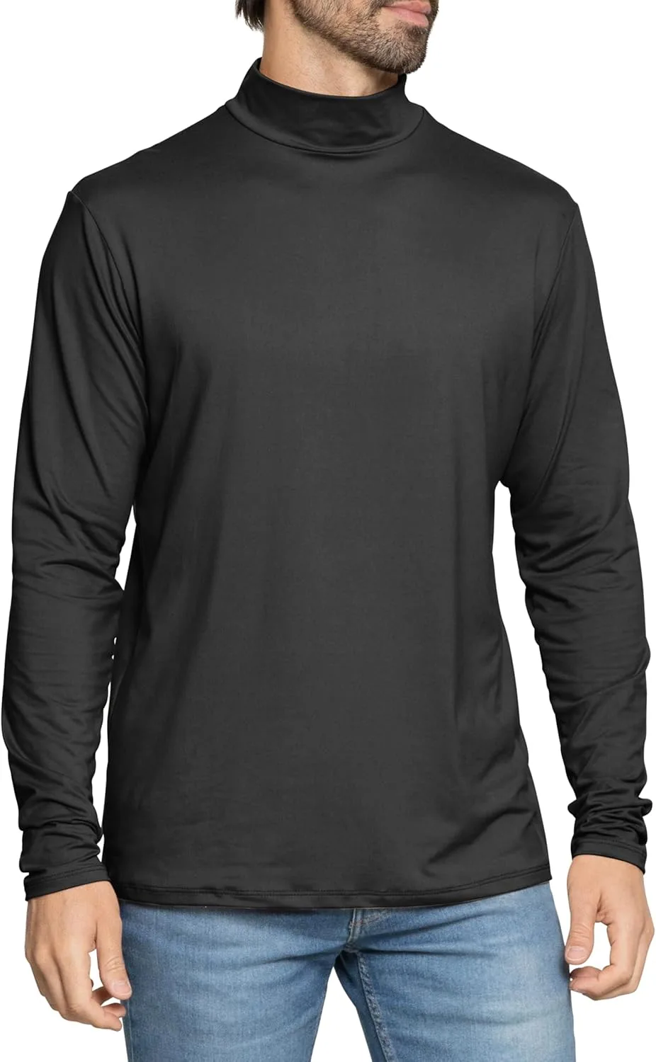 Мужская футболка с длинным рукавом и воротником-стойкой Oh So Soft, классический крой STRETCH IS COMFORT
Мужская футболка с длинным рукавом и воротником-стойкой Oh So Soft, классический крой STRETCH IS COMFORT