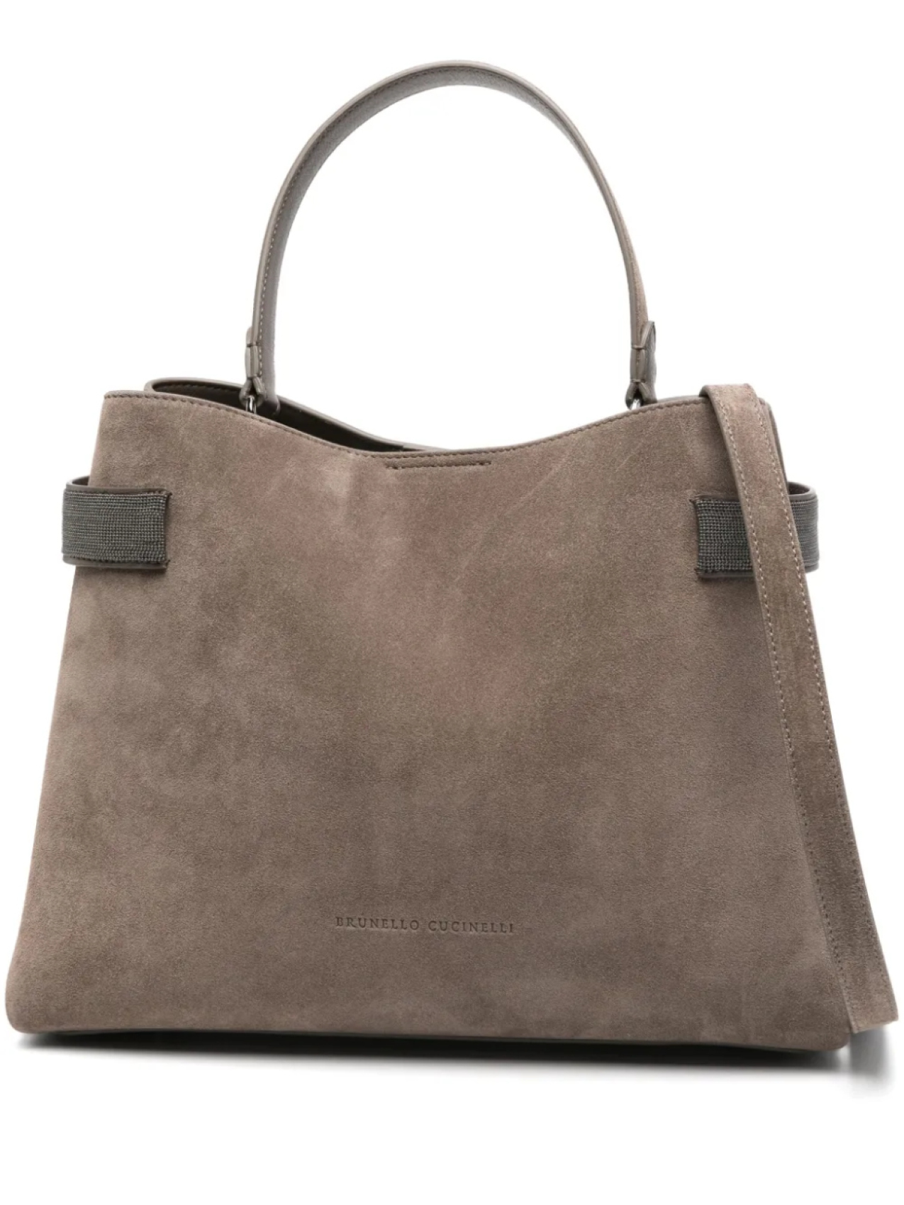 Сумка-тоут Brunello Cucinelli Essence, коричневый 
Сумка-тоут Brunello Cucinelli Essence, коричневый