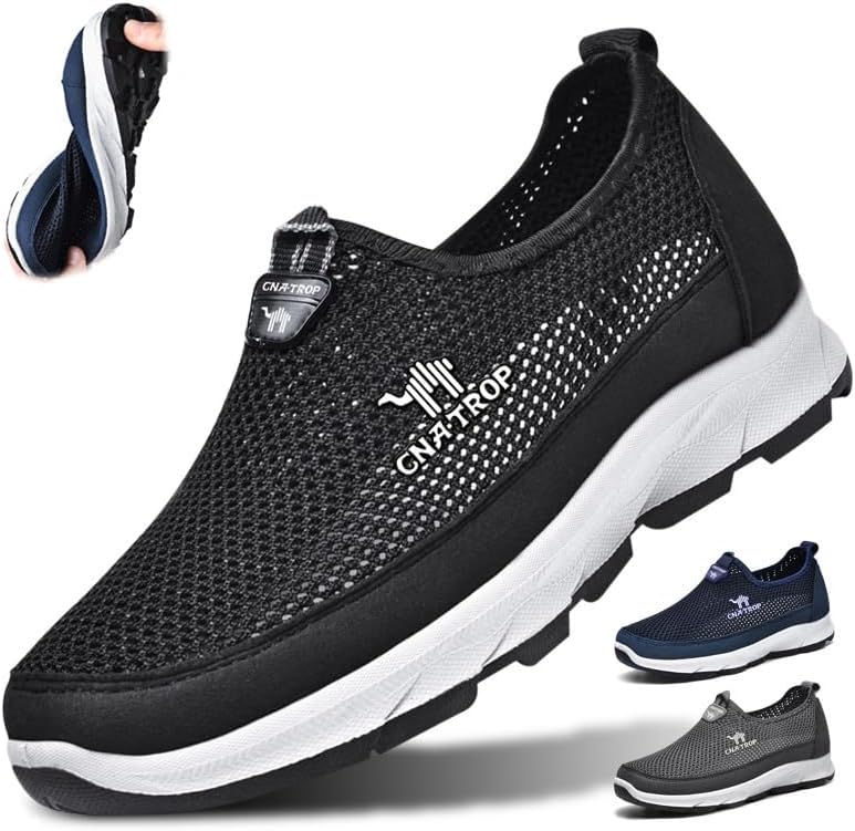 Мужские удобные мокасины Boxpopla с быстрой сушкой для прогулок, легкие походные туфли, слипоны из дышащей сетки, повседневная обувь, противоскользящие модные балетки, кроссовки для вождения, черный
Мужские удобные мокасины Boxpopla с быстрой сушкой для прогулок, легкие походные туфли, слипоны из дышащей сетки, повседневная обувь, противоскользящие модные балетки, кроссовки для вождения, черный