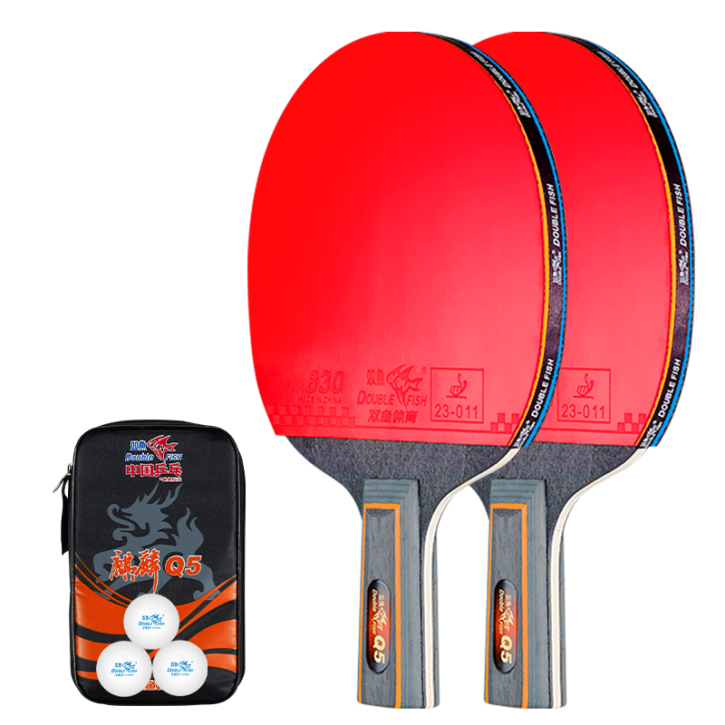 DOUBLE FISH Набор для настольного тенниса DOUBLEFISH, ракетки Unisex с цельным деревянным основанием, двустороннее инвертированное покрытие Black/Red
DOUBLE FISH Набор для настольного тенниса DOUBLEFISH, ракетки Unisex с цельным деревянным основанием, двустороннее инвертированное покрытие Black/Red