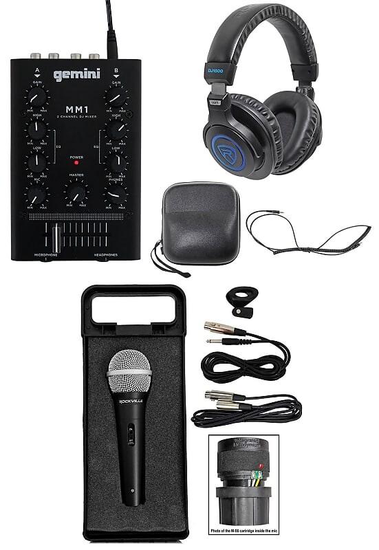 Микшер Gemini MM1+RMC-XLR+DJ1500
Микшер Gemini MM1+RMC-XLR+DJ1500