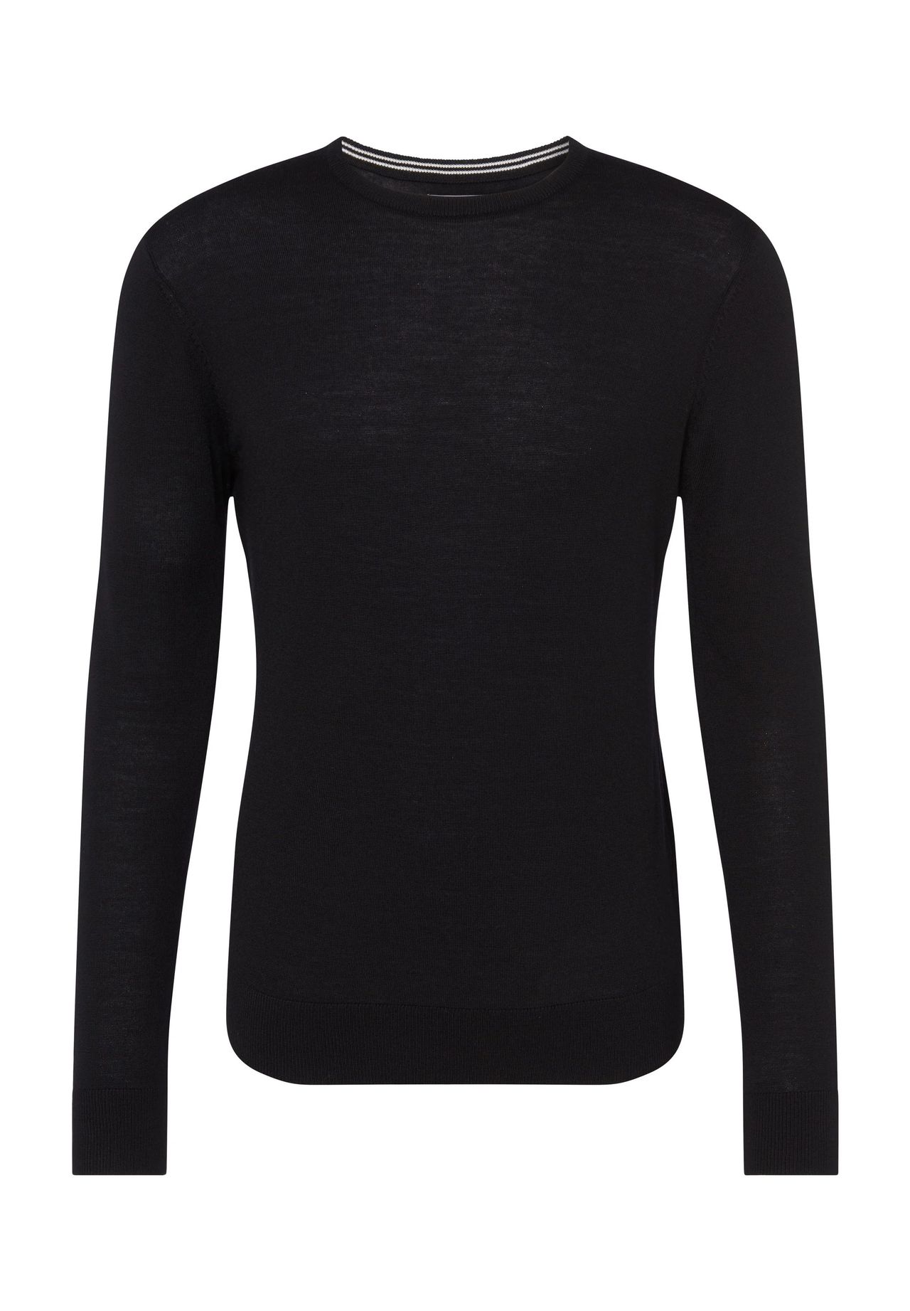 Шерстяной мужской свитер с круглым вырезом GALERIA essentials, цвет 02 Schwarz 
Шерстяной мужской свитер с круглым вырезом GALERIA essentials, цвет 02 Schwarz