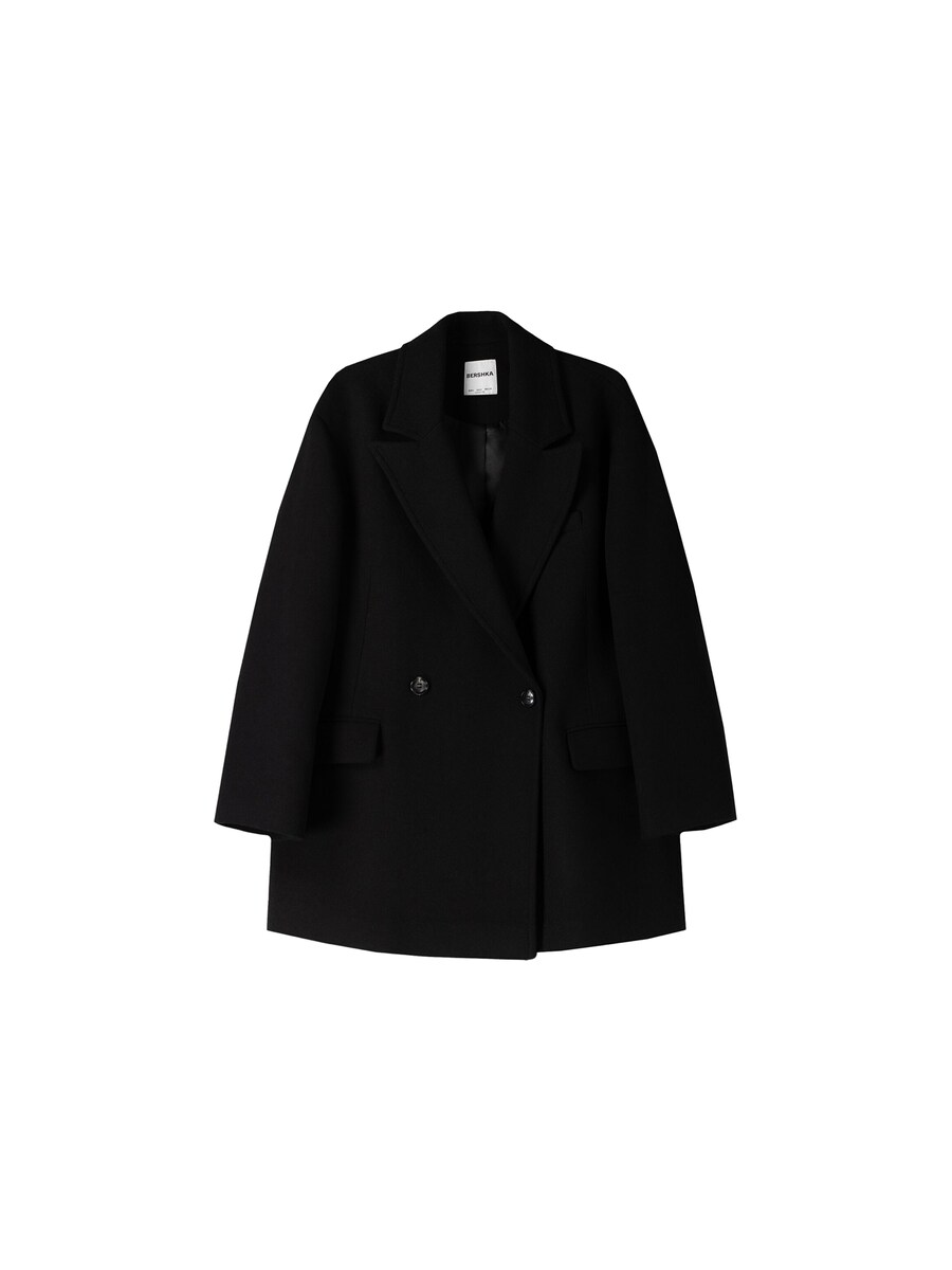 Пальто межсезонное Bershka, черный
Пальто межсезонное Bershka, черный