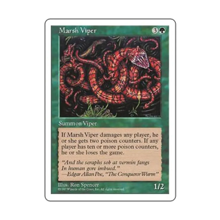 CCG Болотная Гадюка (К), MTG - 5th Edition
CCG Болотная Гадюка (К), MTG - 5th Edition