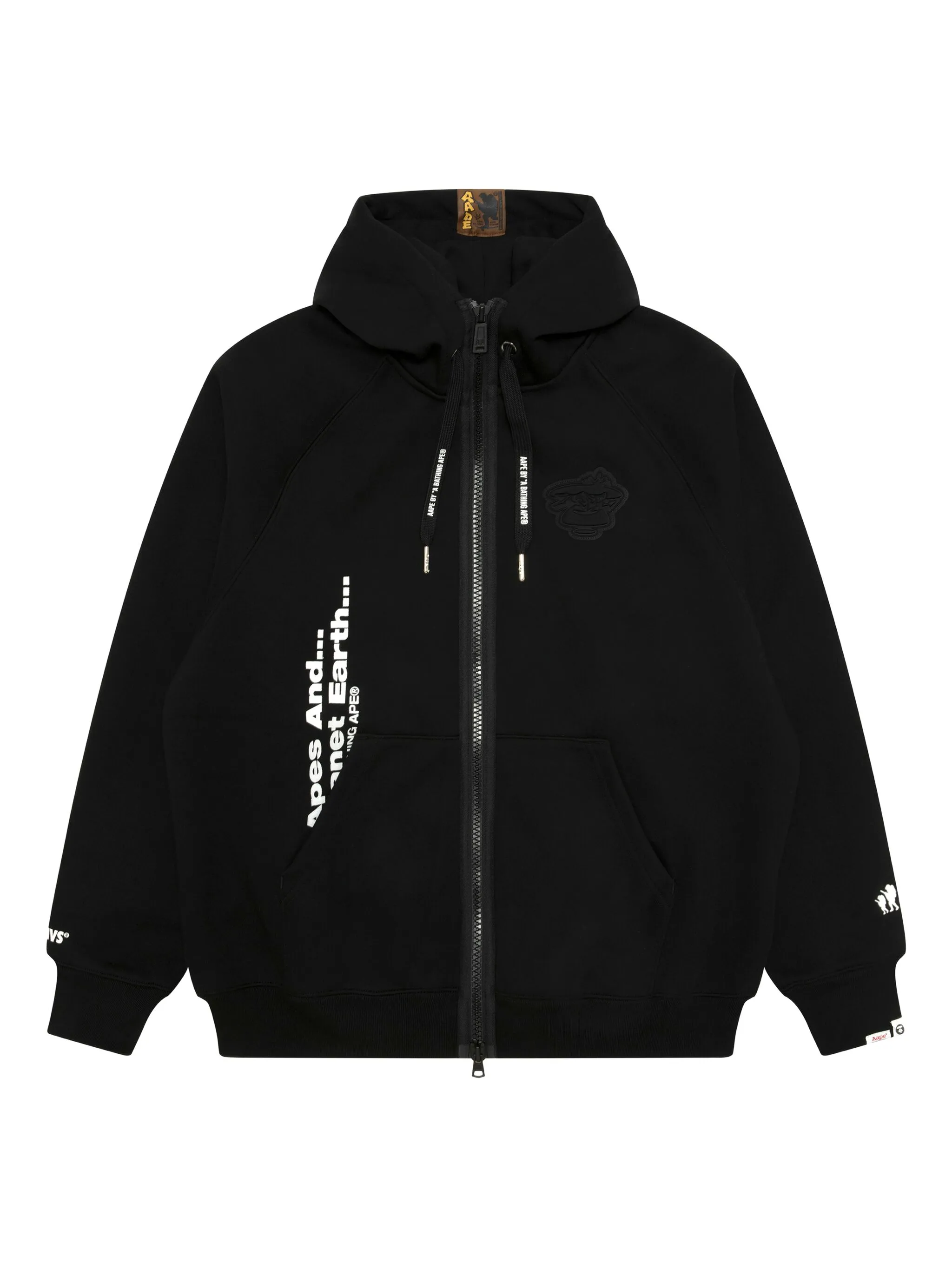 Худи на молнии Aape By A Bathing Ape, черный
Худи на молнии Aape By A Bathing Ape, черный