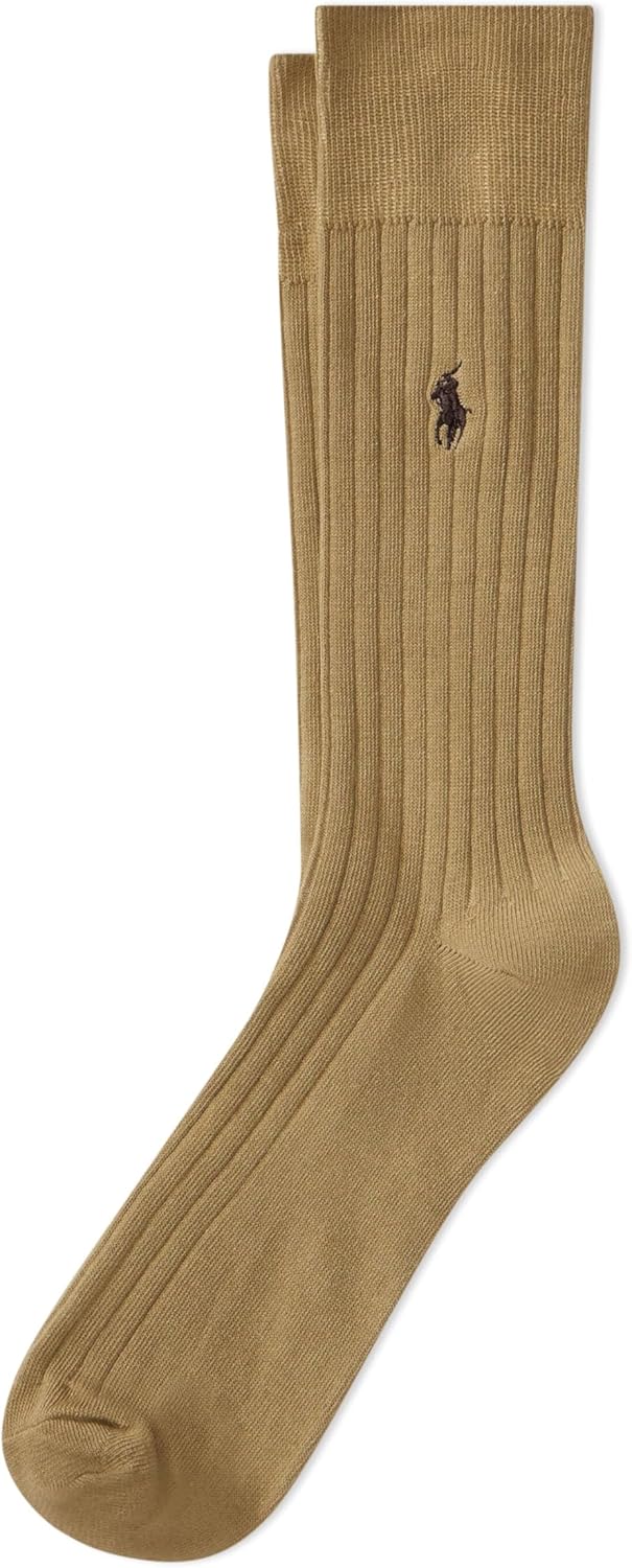 POLO RALPH LAUREN мужские носки-следки из египетского хлопка с рубчиком и вышитым пони - упаковка 1 пара, Tan
POLO RALPH LAUREN мужские носки-следки из египетского хлопка с рубчиком и вышитым пони - упаковка 1 пара, Tan
