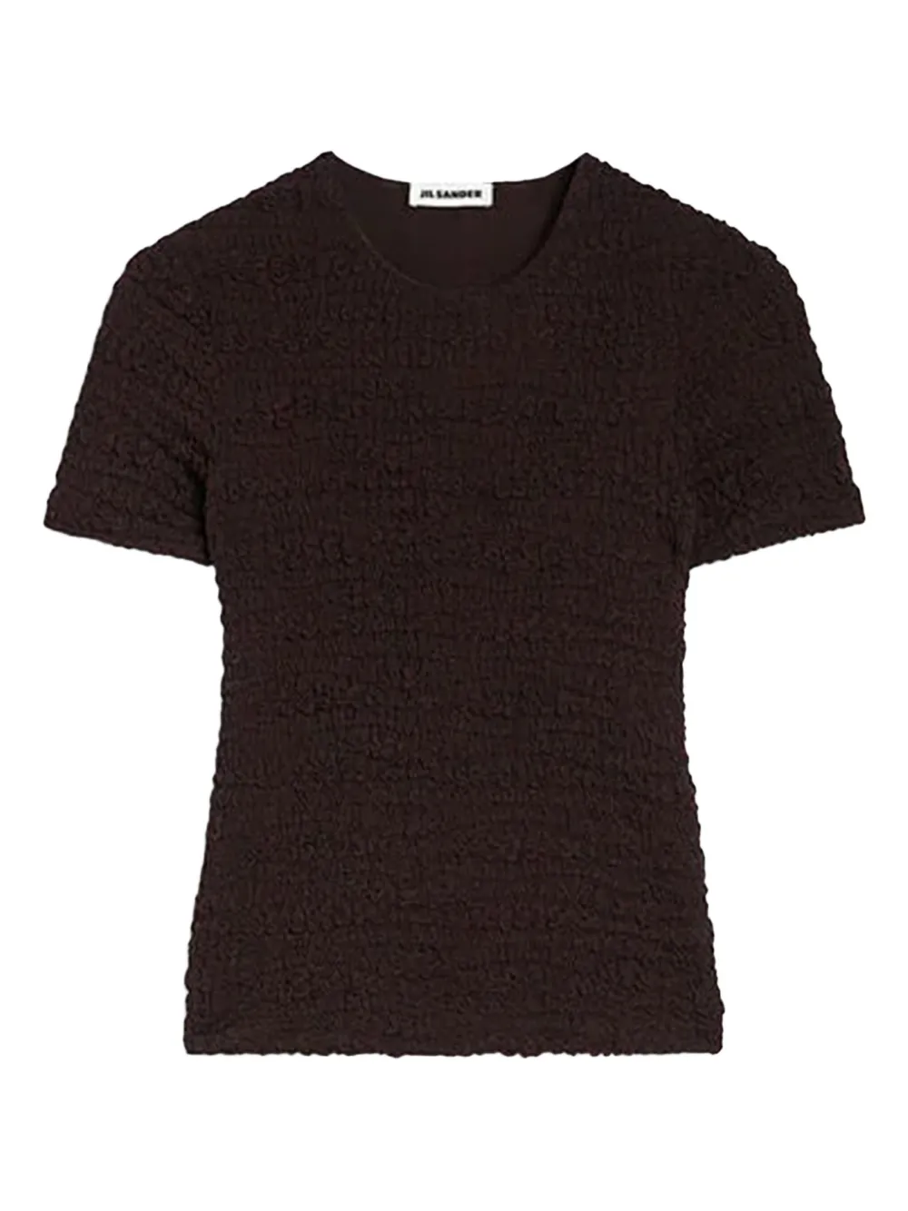 Фактурный топ JIL SANDER, коричневый
Фактурный топ JIL SANDER, коричневый