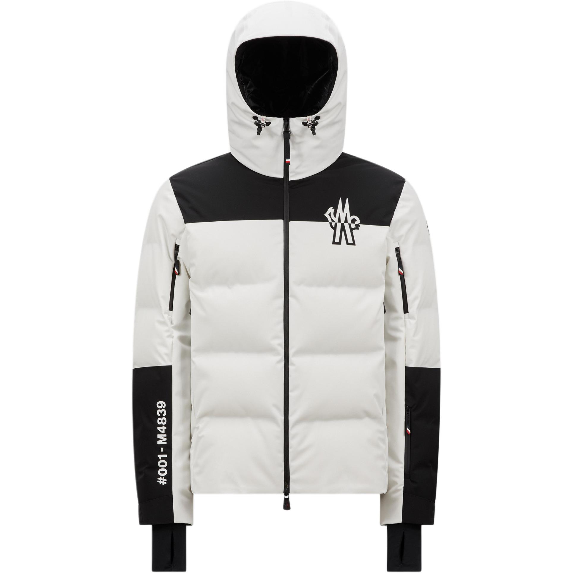 Moncler Grenoble Куртка утепленная с молнией, White 
Moncler Grenoble Куртка утепленная с молнией, White