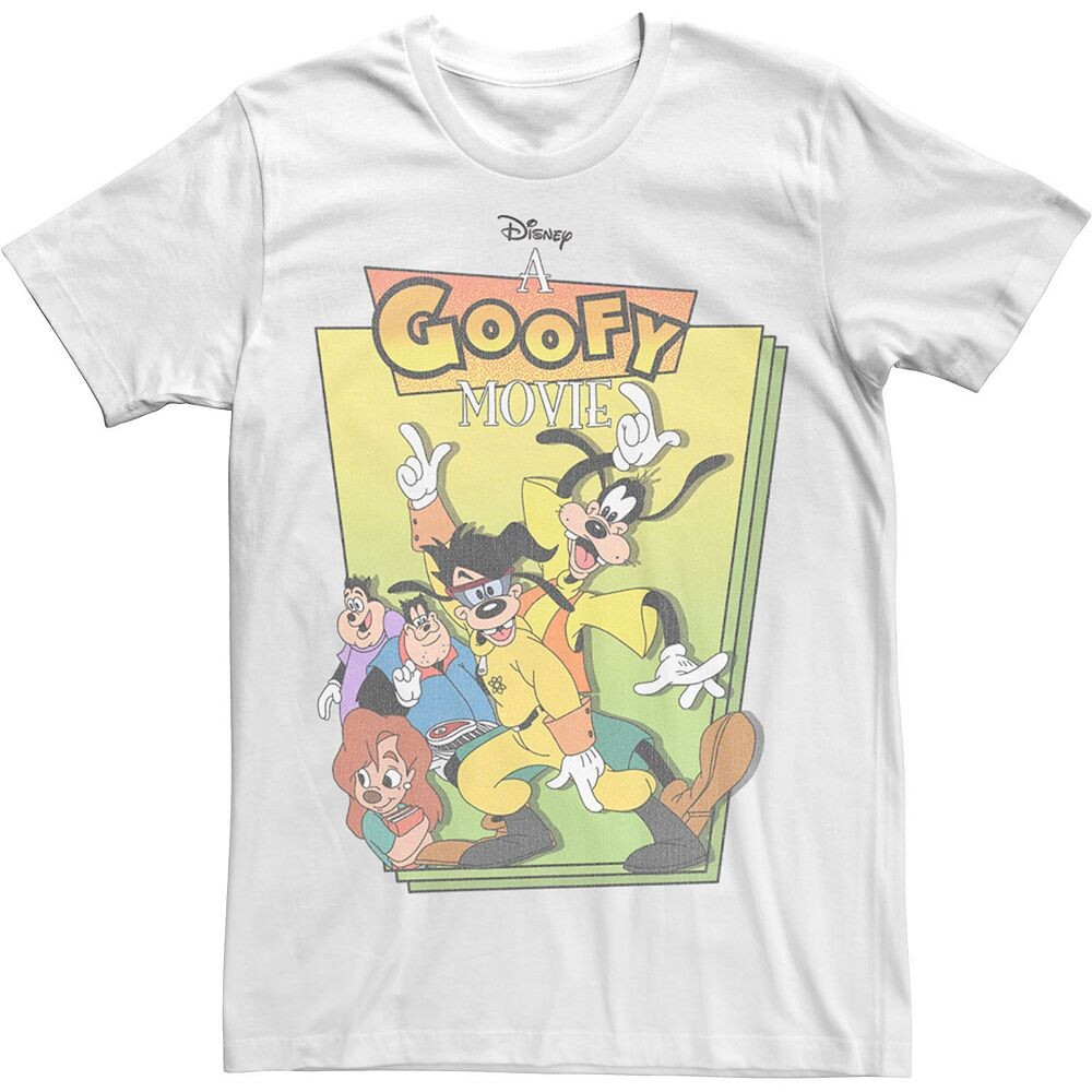 Мужская футболка с обложкой для группового снимка Disney's A Goofy Movie Licensed Character, белый
Мужская футболка с обложкой для группового снимка Disney's A Goofy Movie Licensed Character, белый