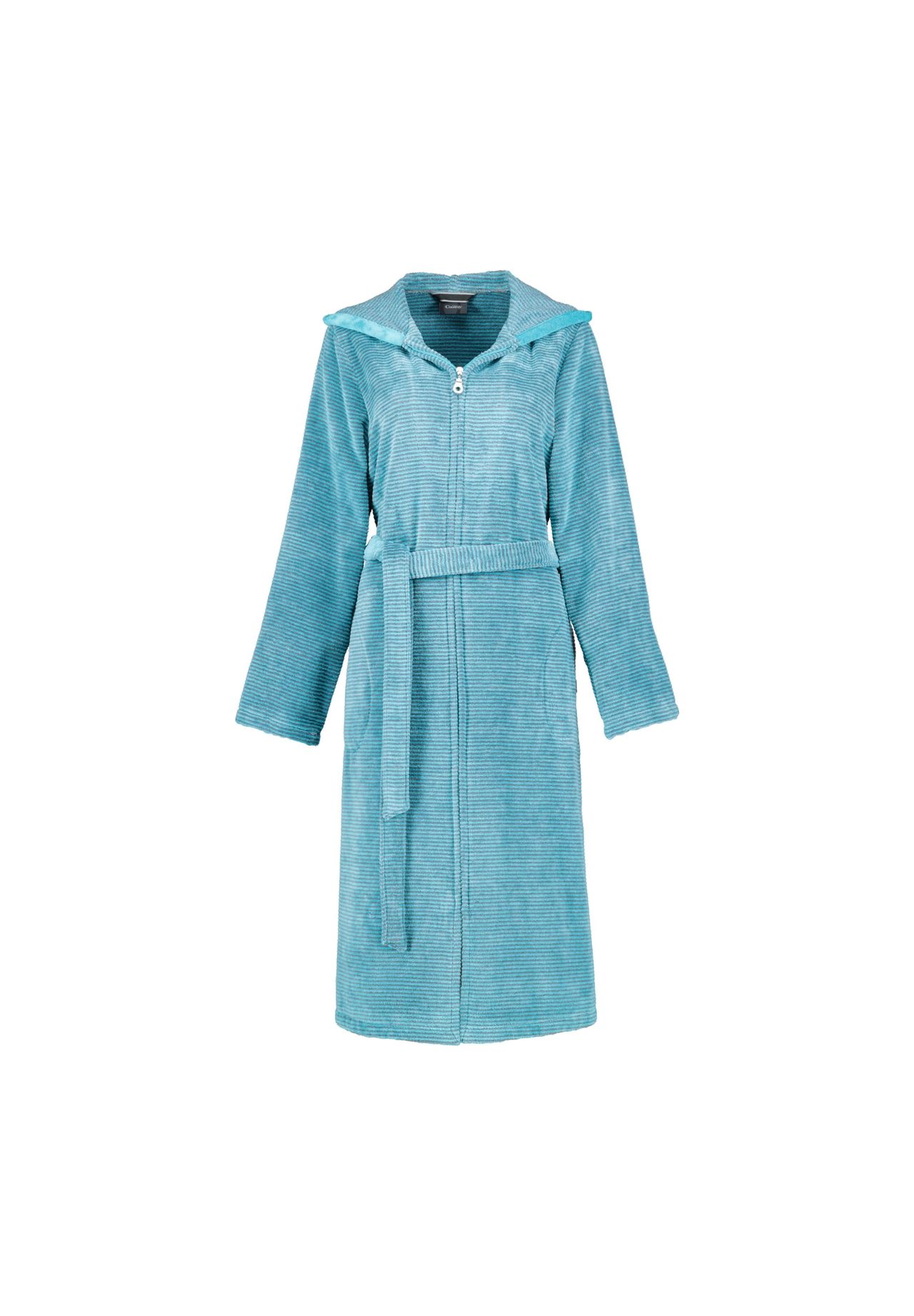 Халат женский с капюшоном двухцветный 6432 бирюзовый - 47 Cawö, синий
Халат женский с капюшоном двухцветный 6432 бирюзовый - 47 Cawö, синий