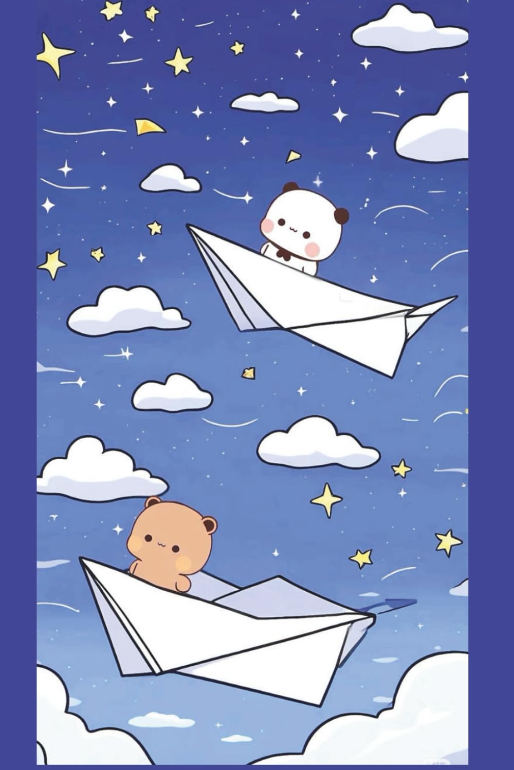 Bubu & Dudu Night Sky Paper Planes Notebook: Cute Bear Journal (Independently published)
Bubu & Dudu Night Sky Paper Planes Notebook: Cute Bear Journal (Independently published)